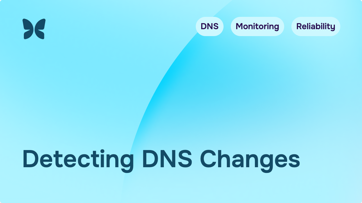 How to detect DNS record changes