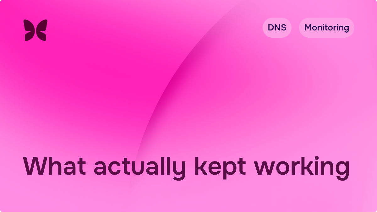 Namecheap's outage didn't break DNS resolution. It broke DNS management.