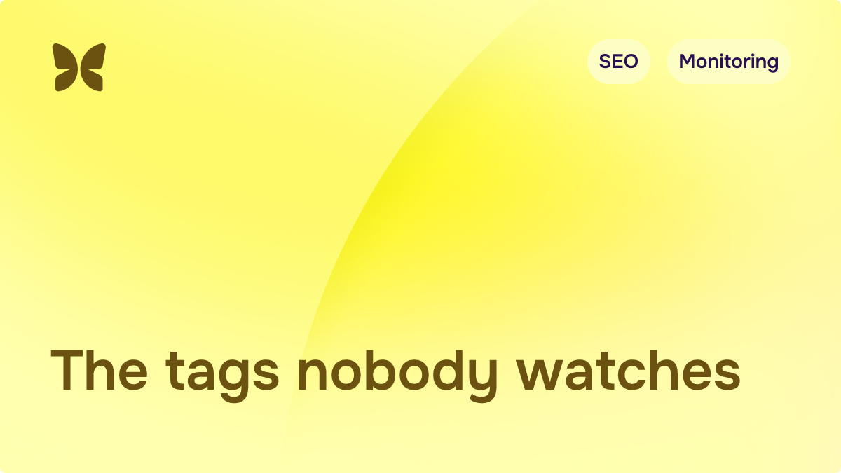 SEO monitoring is not a one-time audit