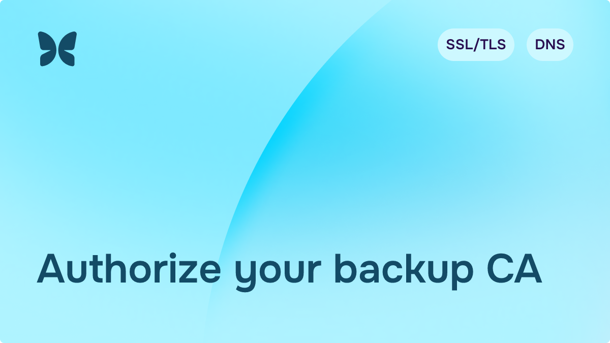 Your CAA record decides whether ACME failover works